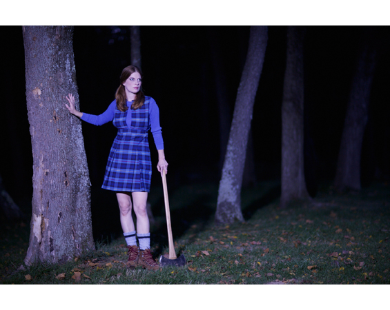 Production still from "Babe" video, 2008 by Heather Bennett from "The Empire Trilogy".