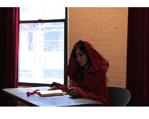 Production still from "Holly Holy" video, 2008 by Heather Bennett from "The Empire Trilogy".